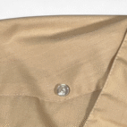 Vintage Guayabera Shirt Adult LARGE Brown Cuban Wedding Embroidered Buttons 70s