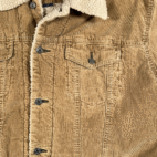 Vintage Gap Jacket Adult 2XL XXL Brown Corduroy Sherpa Lined Trucker Grunge 90s