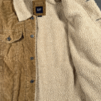 Vintage Gap Jacket Adult 2XL XXL Brown Corduroy Sherpa Lined Trucker Grunge 90s