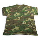 Vintage Camo Shirt Adult EXTRA LARGE Green Woodland Army Military Pocket USA 80s