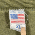 Vintage Camo Shirt Adult EXTRA LARGE Green Woodland Army Military Pocket USA 80s