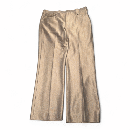 Circle S Pants Mens 37x32 Brown Western Cowboy Rodeo Bootcut Dress Slacks Crease