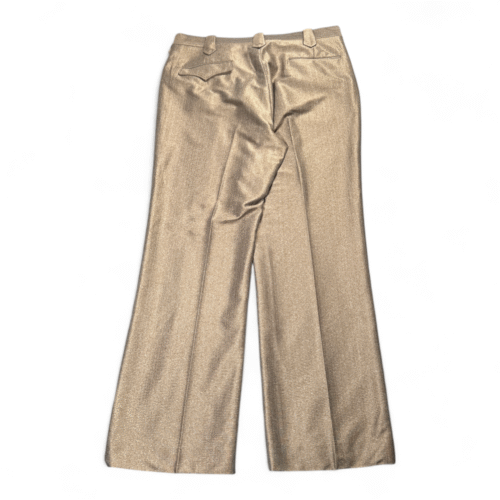 Circle S Pants Mens 37x32 Brown Western Cowboy Rodeo Bootcut Dress Slacks Crease