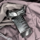 North Face Vest Womens SMALL Gray Mossbud Reversible Quilted Sherpa Fleece