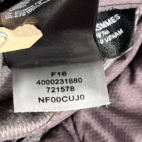 North Face Vest Womens SMALL Gray Mossbud Reversible Quilted Sherpa Fleece