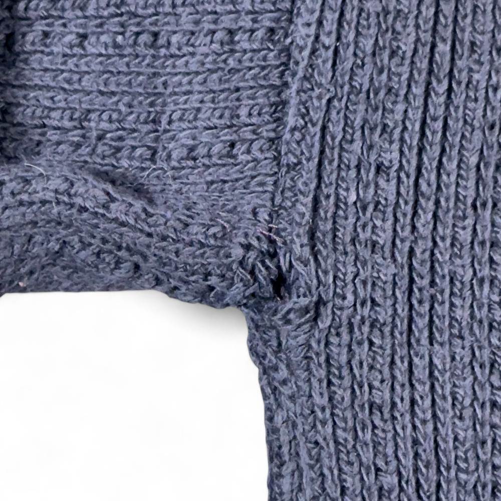 Vintage Scottish Isle Sweater Adult MEDIUM Blue Cotton Golf 90s-6 Vintage Scottish Isle Sweater Adult MEDIUM Blue Cotton Golf 90s