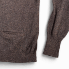 Vintage Heathmoor Sweater Adult SMALL Brown Shetland Wool Cardigan Preppy 60s