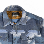 Jachs Jacket Adult 2XL Blue Southwest Aztec Cowboy Rancher Barn Corduroy Lined