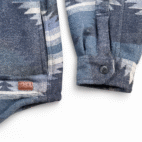 Jachs Jacket Adult 2XL Blue Southwest Aztec Cowboy Rancher Barn Corduroy Lined