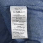 Jachs Jacket Adult 2XL Blue Southwest Aztec Cowboy Rancher Barn Corduroy Lined