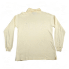 Vintage Ralph Lauren Shirt Adult LARGE White Turtleneck Preppy Pony Logo 90s
