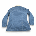 Old Navy Jacket Womens LARGE Blue Corduroy Western Sherpa Lined Ranch Rustic Y2K