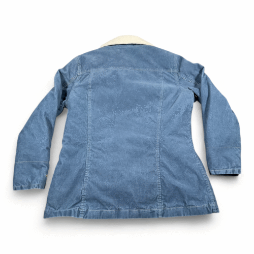 Old Navy Jacket Womens LARGE Blue Corduroy Western Sherpa Lined Ranch Rustic Y2K