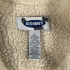 Old Navy Jacket Womens LARGE Blue Corduroy Western Sherpa Lined Ranch Rustic Y2K