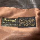 Vintage Tissavel Coat Womens LARGE Brown Faux Fur Furrage France Acrylic 60s