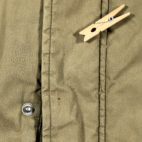 American Eagle Jacket Adult Small Green Field Military Hooded Insulated Parka