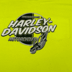 Harley Davidson Shirt Adult EXTRA LARGE Yellow Motorcycles Indiana Mechanic
