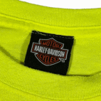 Harley Davidson Shirt Adult EXTRA LARGE Yellow Motorcycles Indiana Mechanic