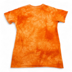 Mushroom Shirt Adult SMALL Orange Tie Dye The Mountain Shroom Hippy Trippy