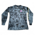 Santa Cruz Shirt Adult SMALL Gray Tie Dye Long Sleeve Skater