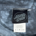 Santa Cruz Shirt Adult SMALL Gray Tie Dye Long Sleeve Skater