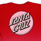 Santa Cruz Shirt Adult SMALL Red Pink Two Tone Skateboards Logo Skater
