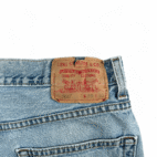 Vintage Levis 550 Jeans Mens 35x29 Blue Relaxed Fit Taper Light Wash Denim Y2K