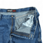 Wrangler Jeans Mens 38x34 Blue Riggs Workwear Dark Wash Carpenter 