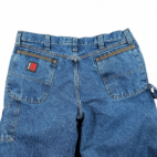 Wrangler Jeans Mens 38x34 Blue Riggs Workwear Dark Wash Carpenter 