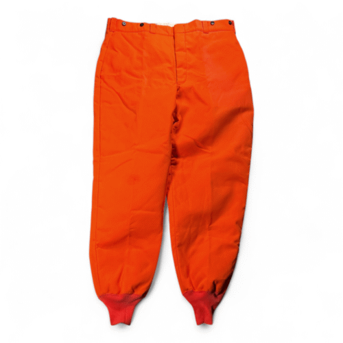 Vintage Woolrich Pants Mens 42x31 Orange Hunting Insulated Quilted Deadstock 70s