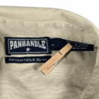 Panhandle Slim Shirt Adult MEDIUM Brown Western Cowboy Stone Pearl Snap