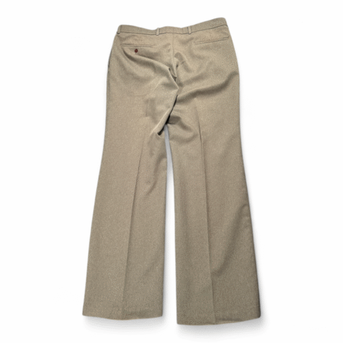 Vintage Levis Pants Mens 36x33 Brown Dress Action Slacks Disco Creased Talon 70s