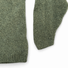 Vintage Chaps Ralph Lauren Sweater Adult LARGE Green Wool Blend Preppy 80s