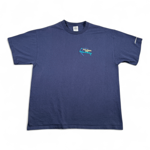 Vintage Late Night Conan OBrien Shirt Adult EXTRA LARGE Blue Audience Member Y2K