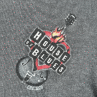 House of Blues Shirt Adult MEDIUM Gray Chicago Music Rock Y2K
