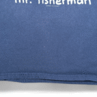 Vintage Mr Fisherman Shirt Adult EXTRA LARGE Blue Jim Benton Funny Comic Art 90s