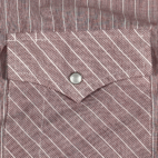 Vintage Western Shirt Adult EXTRA LARGE Red Candy Striped Pearl Snap Cowboy 90s