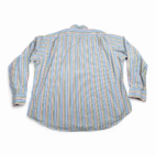 Vintage Polo Ralph Lauren Shirt Adult 2XL Blue Pastel Rainbow Striped Preppy 90s