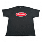 Vintage Peterbilt Shirt Adult 2XL XXL Black Red Logo Trucker Semi 90s