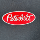 Vintage Peterbilt Shirt Adult 2XL XXL Black Red Logo Trucker Semi 90s