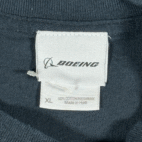 Boeing Shirt Adult EXTRA LARGE Black Aviation Airplane 95th Anniversary Company