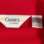 Vintage Classics Palmland Polo Shirt Adult MEDIUM Red Textured Pocket Golf 90s