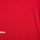 Vintage Classics Palmland Polo Shirt Adult MEDIUM Red Textured Pocket Golf 90s