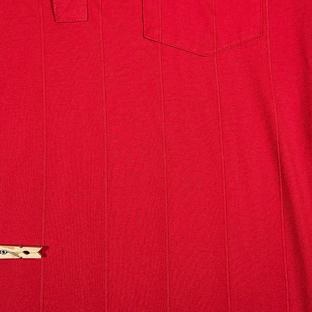 Vintage Classics Palmland Polo Shirt Adult MEDIUM Red Textured Pocket Golf 90s-6 Vintage Classics Palmland Polo Shirt Adult MEDIUM Red Textured Pocket Golf 90s