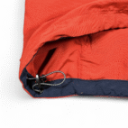 LL Bean Vest Adult MEDIUM Orange Blue Colorblock Mountain Classic Zip Outdoor
