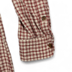 Vintage Woolrich Shirt Adult EXTRA LARGE Red Brown Plaid Cotton Outdoor USA 90s