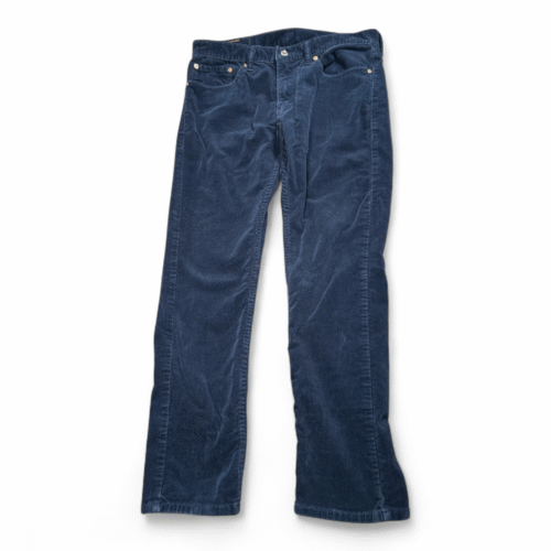 Levis 511 Pants Mens 32x30 Blue Corduroy Slim Straight Leg Stretch