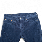 Levis 511 Pants Mens 32x30 Blue Corduroy Slim Straight Leg Stretch