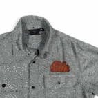 Hard Truth Shirt Adult SMALL Gray Burnside Flannel Indiana Distilling Promo