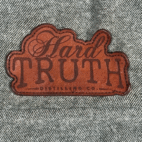 Hard Truth Shirt Adult SMALL Gray Burnside Flannel Indiana Distilling Promo